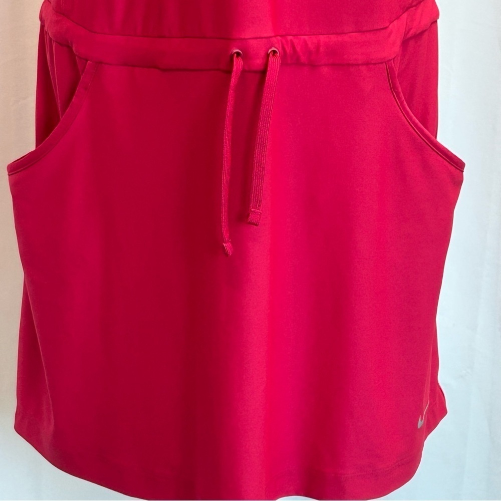 NIKE tour performance Dri-fit pink sleeveless tennis golf athletic dress Sz L - Picture 3 of 14
